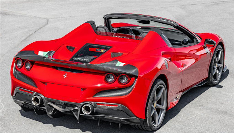 Carbon Fiber C Style Rear Spoiler Wing - Ferrari F8