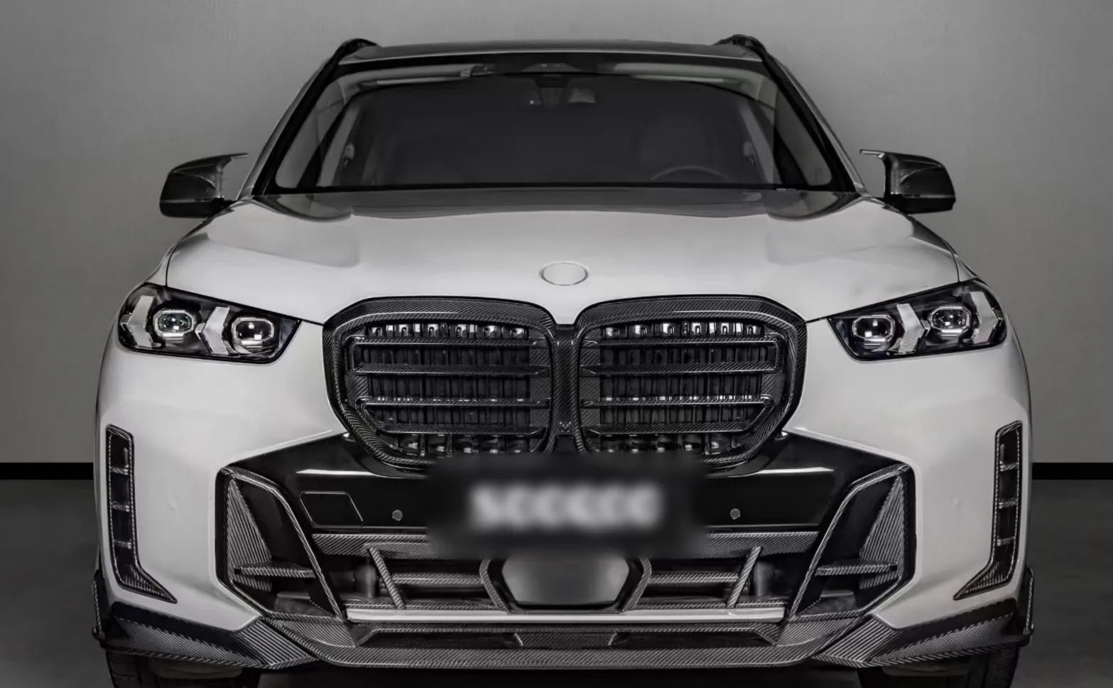 Carbon Fiber SQ Front Lip - BMW X5 G05 LCI M Sport