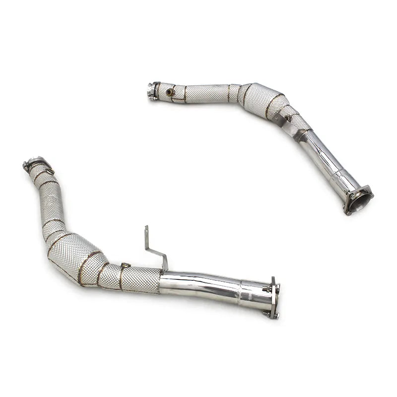 Mercedes-Benz G63 AMG Exhaust Down pipe w/ heatshield - Mercedes Benz G63 w463 5.5T