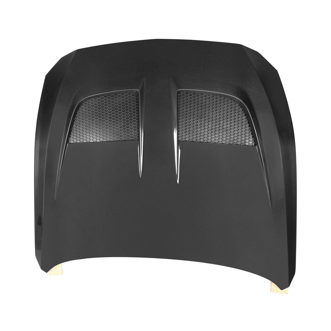 Carbon Fiber Vented Front Hood - Ford Mustang 2024+