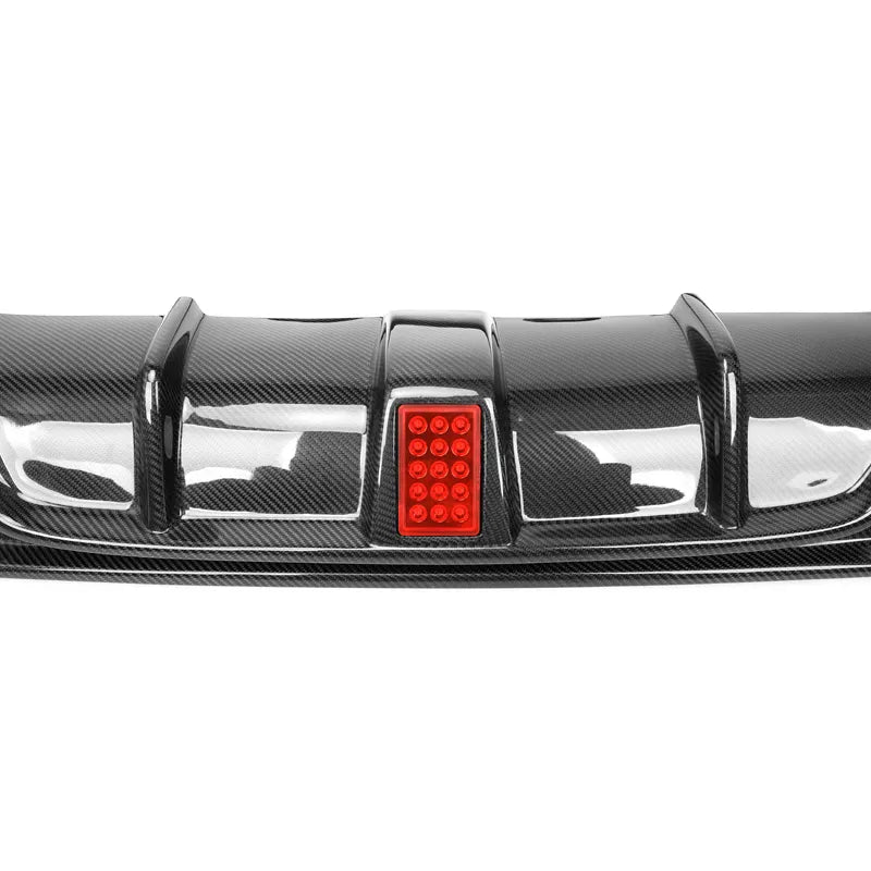 Carbon Fiber Rear Diffuser w/ LED Light -  Infiniti Q60 2016-2022