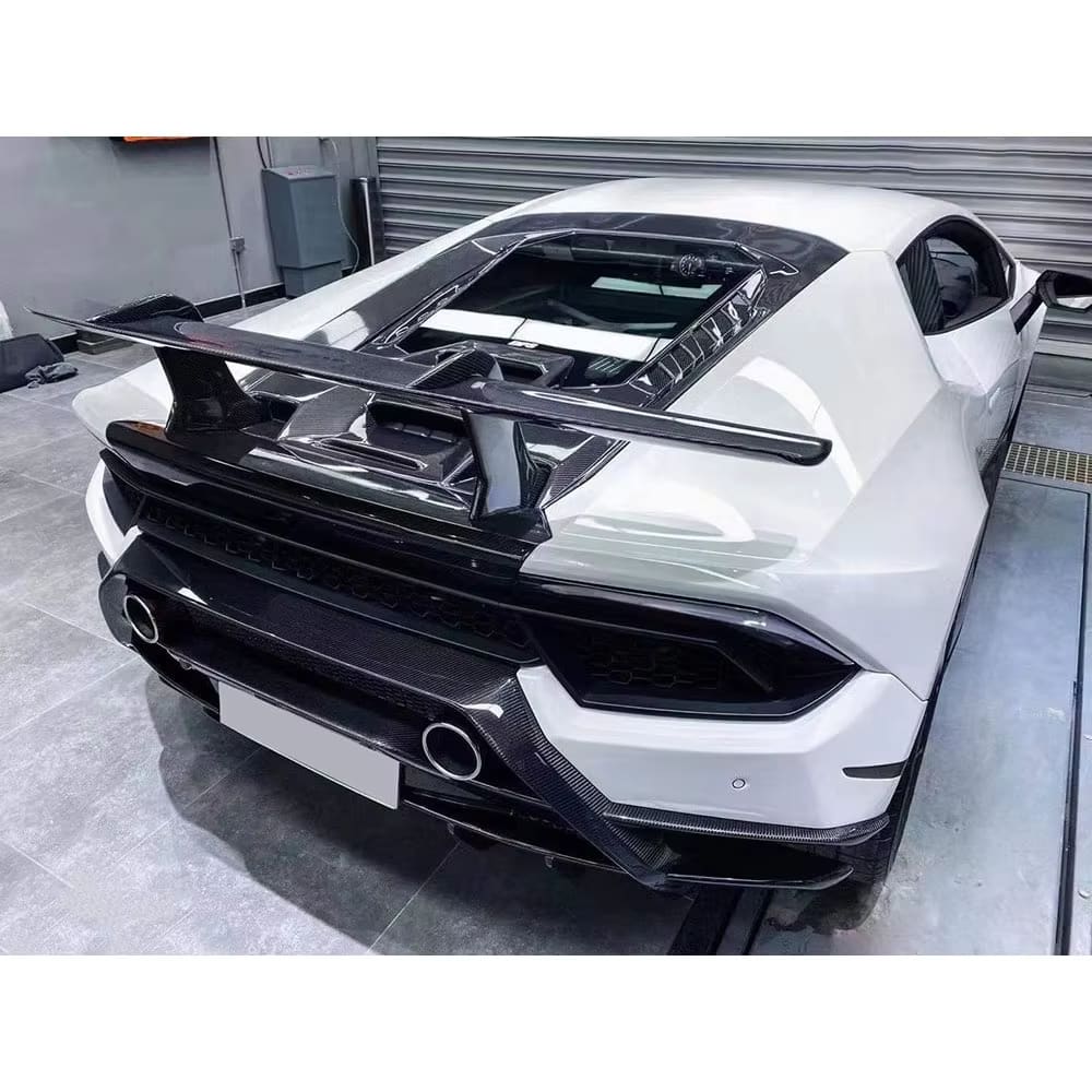 P Style Carbon Fiber Rear Wing - Lamborghini Huracan
