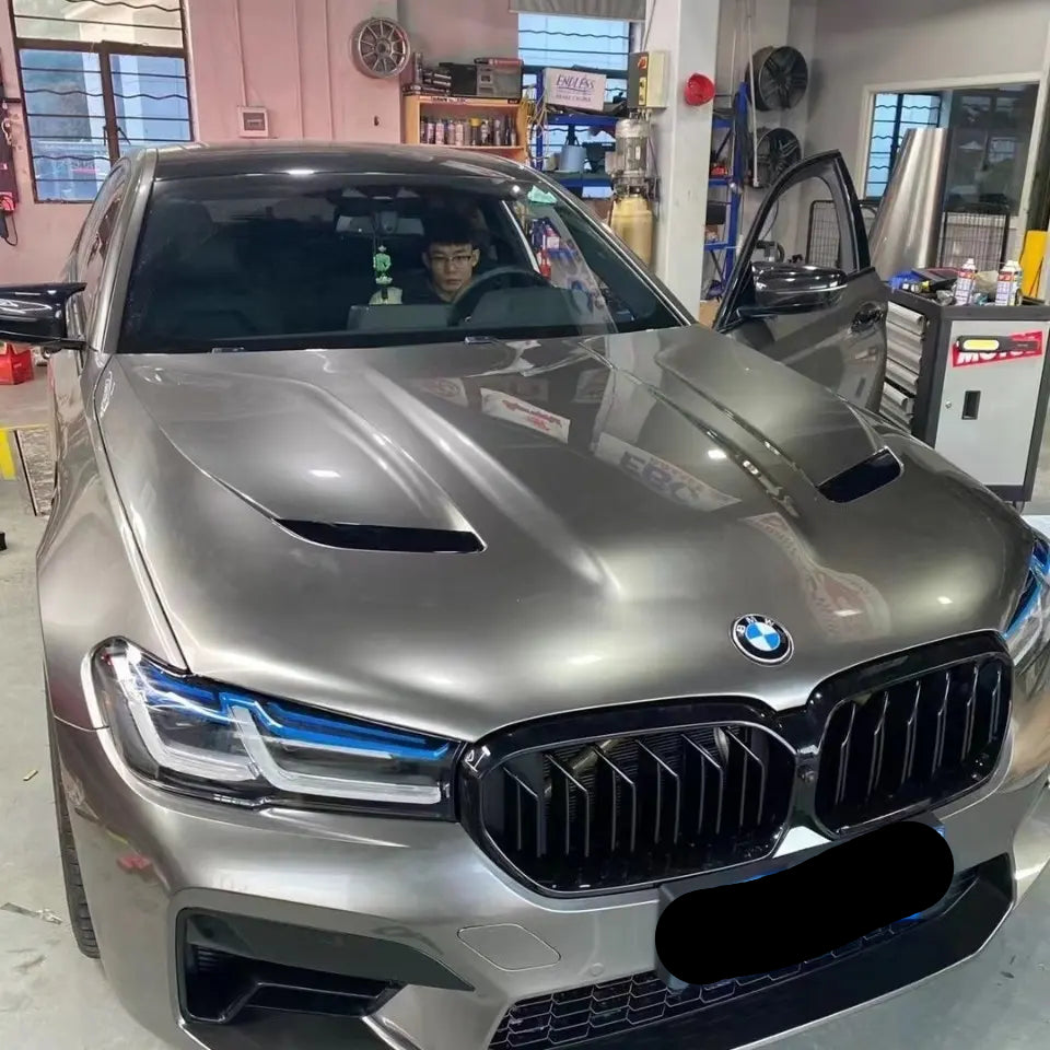 Aluminum CS Style Engine Hood Bonnet - BMW F90 Series / G30 5 Series