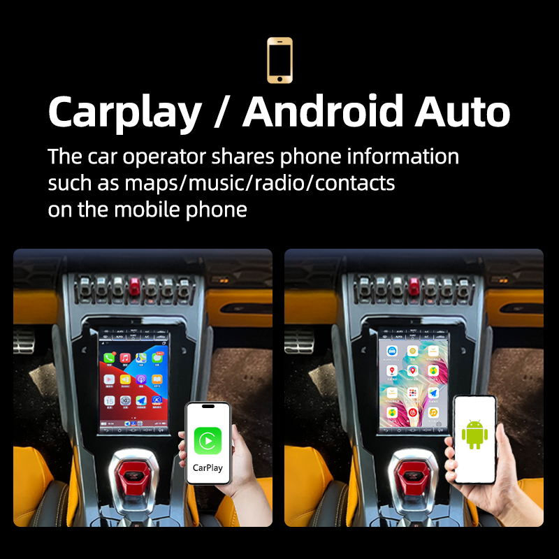 Lamborghini Huracán - EVO-Style Android Touchscreen Replacement Upgrade with Wireless Apple CarPlay & Android Auto