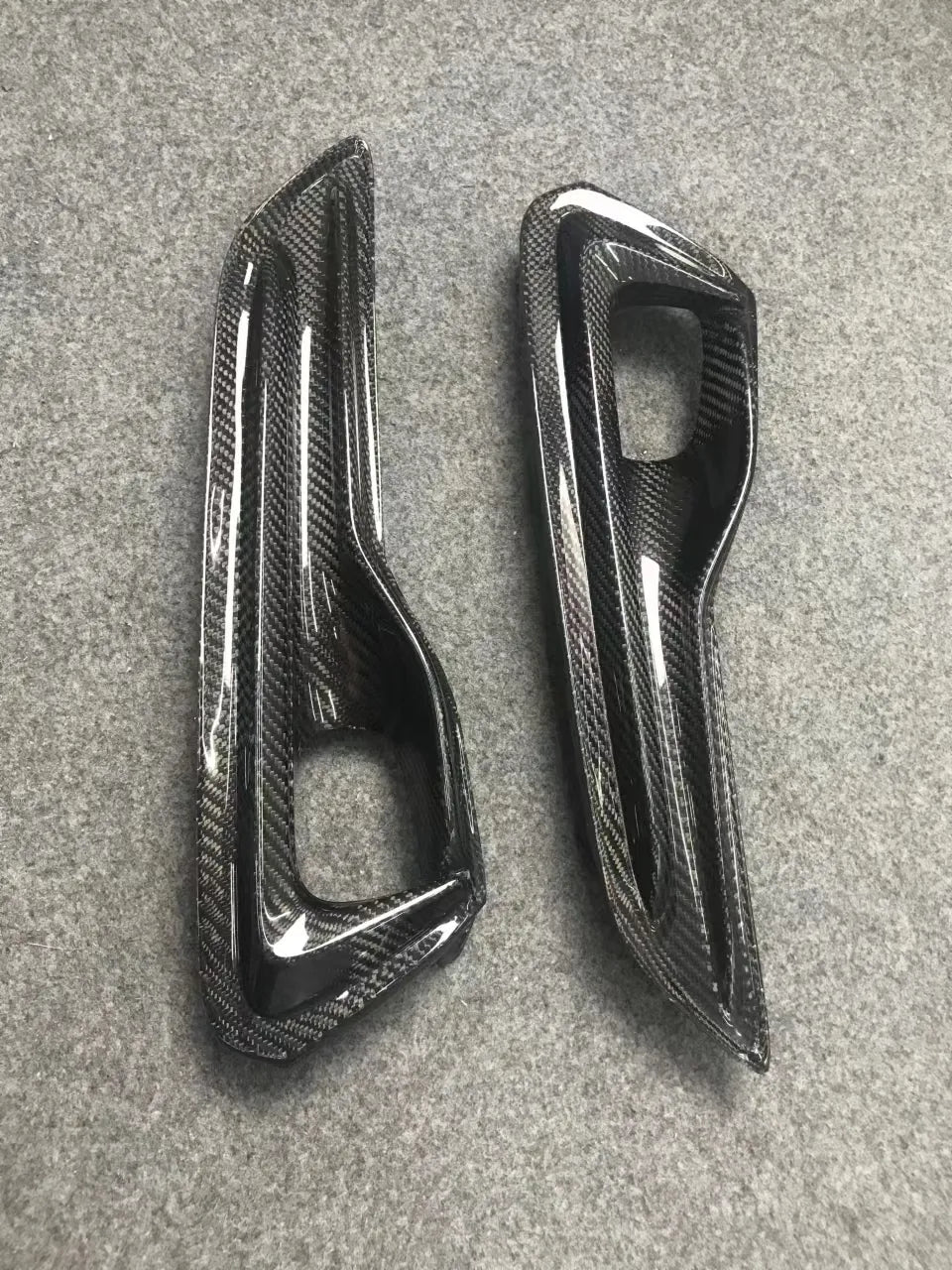 Carbon Fiber Fog Lamp Cover - Infiniti Q60 Sport