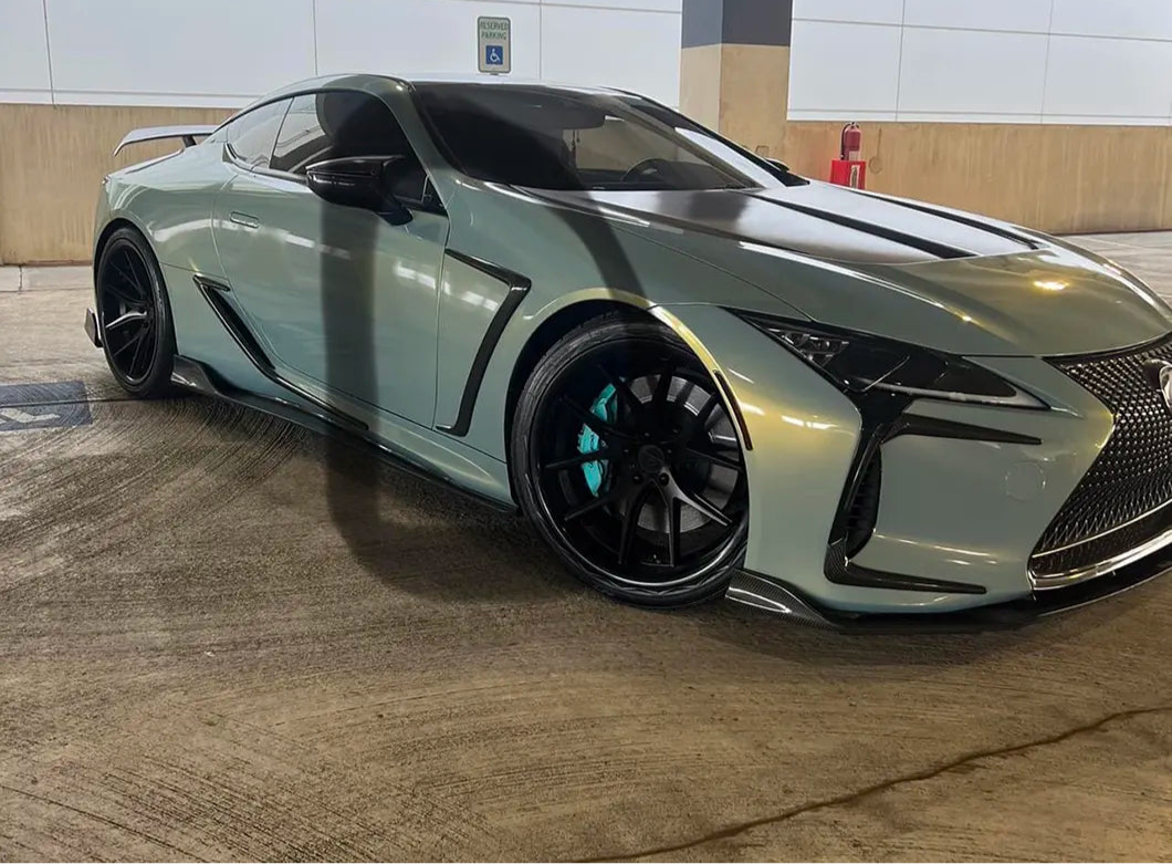 prepreg Carbon Fiber Side Fender Canards Trim - Lexus LC500 LC500H