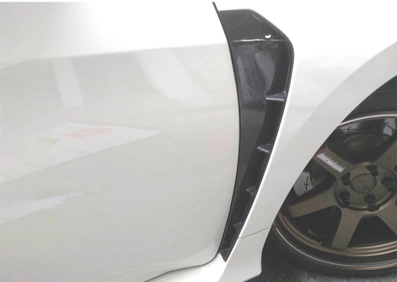 Carbon Fiber Fender Vent Trim Replacement - Honda Civic Type R FK8