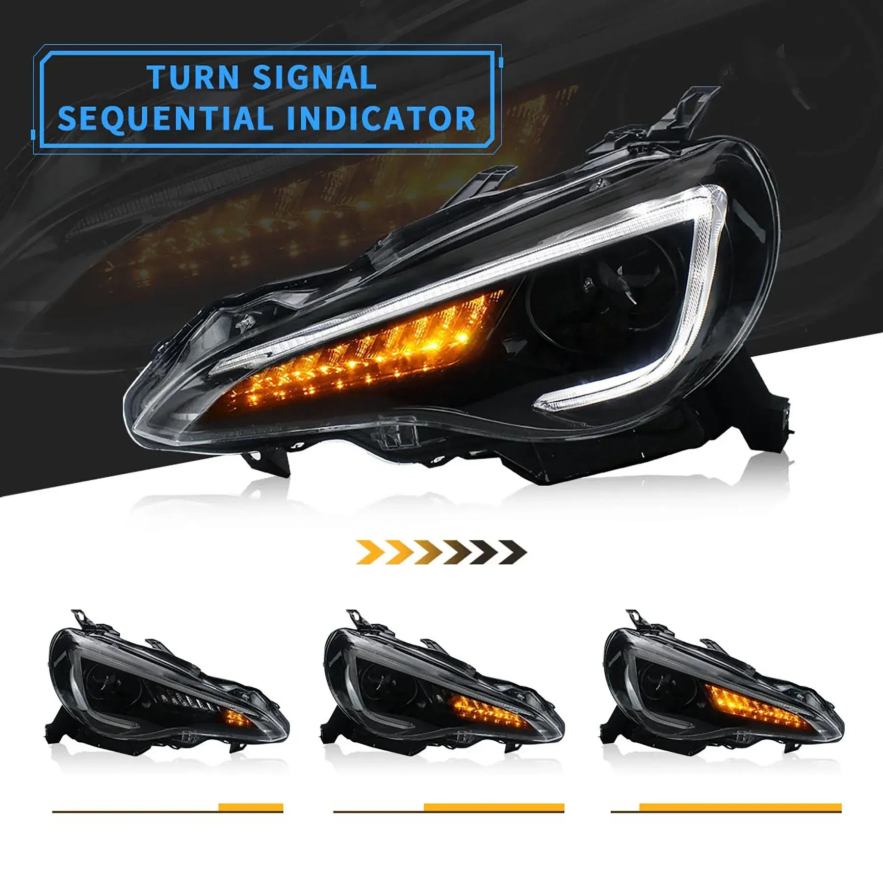 LED Headlights & Taillights - 2012-2021 Toyota 86 GT86, Scion Frs, Subaru Brz