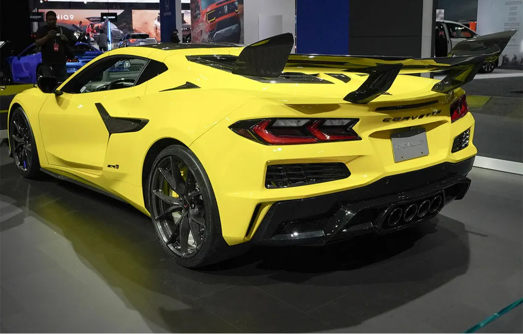 Prepreg Carbon Fiber ZR1 Style Rear Wing - Chevrolet Corvette C8