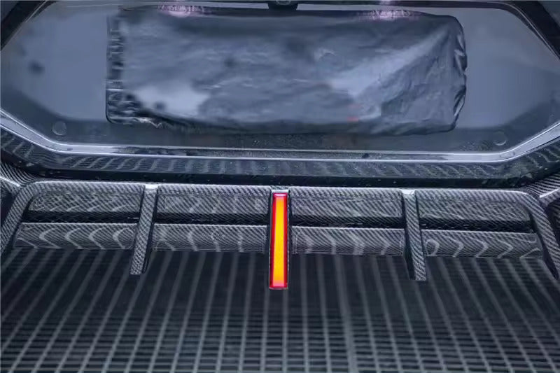 Carbon Fiber Rear Diffuser w/ LED - BMW X3M F97 X4M F98