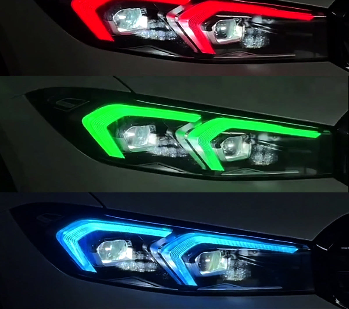 Multi Color RGBW DRL Module LED Boards - BMW 2023+ G20 G28 G21 LCI 320 325 330