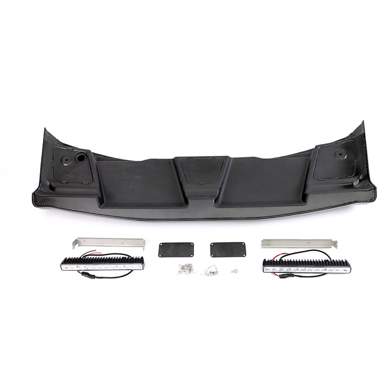 Carbon Fiber 4X4 Concave Style Roof Spoiler w/ Led Light - Mercedes Benz G Wagon W464 W463A 2019+ G63