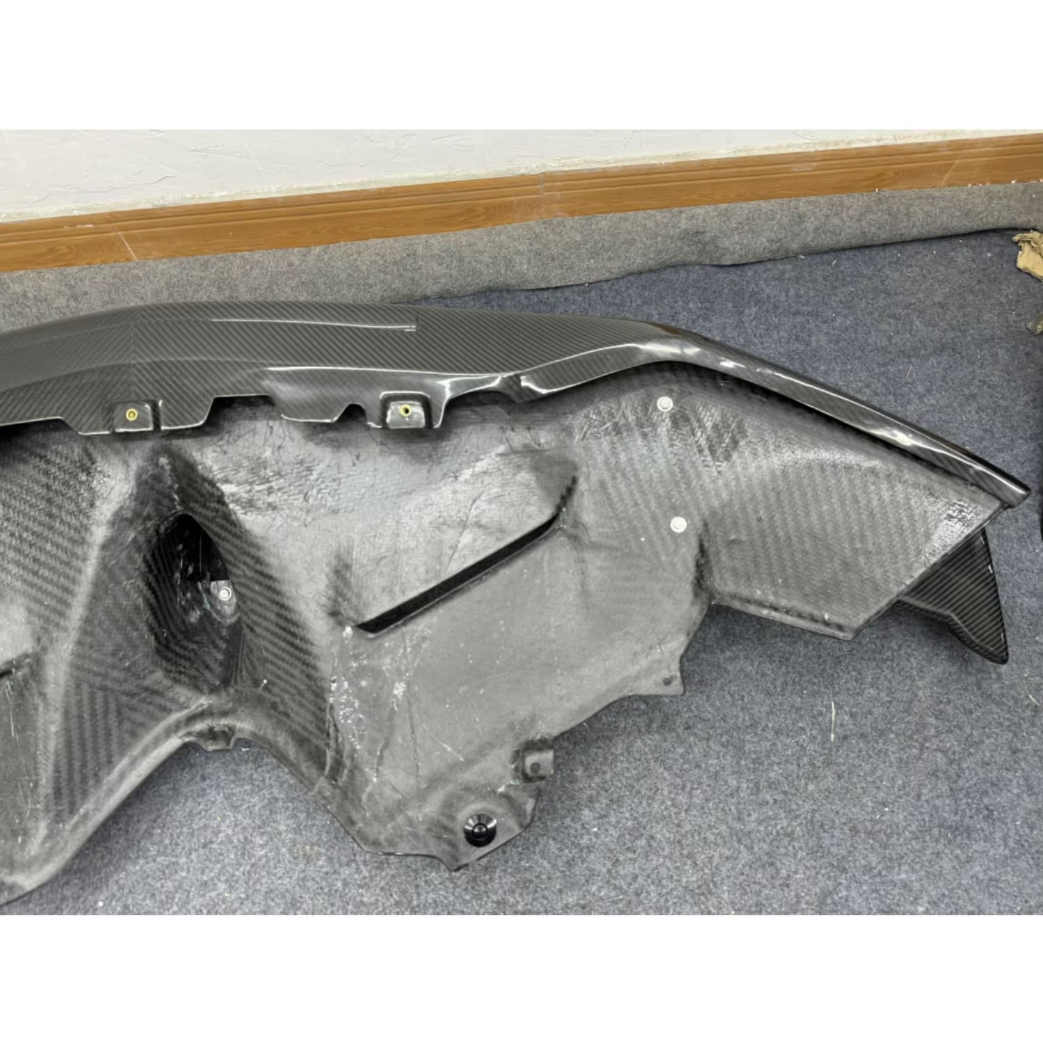 Carbon Fiber SVJ Style Rear Wing w/ base - Lamborghini aventador LP700 LP750 SVJ