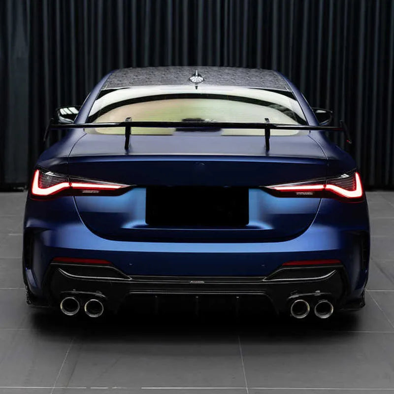 Carbon Fiber Swan Neck Vented Rear Wing - BMW 4 Series G22 G23 2021-UP