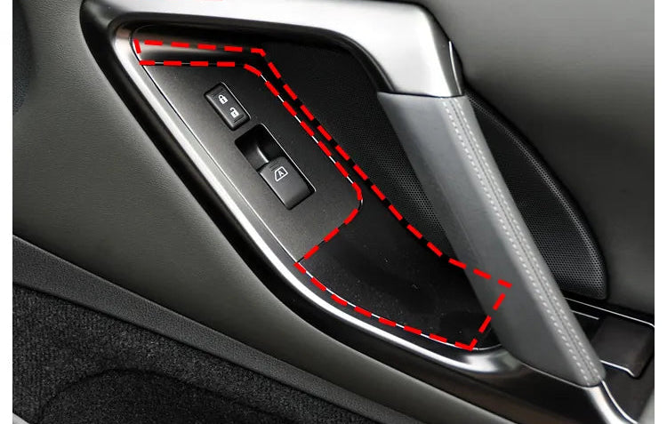Carbon Fiber Door Panel Trim - 2008-2016 Nissan GTR R35
