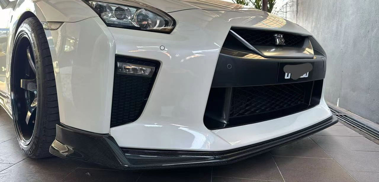Carbon Fiber BZ Style Front Lip - Nissan GTR R35 2017-2019