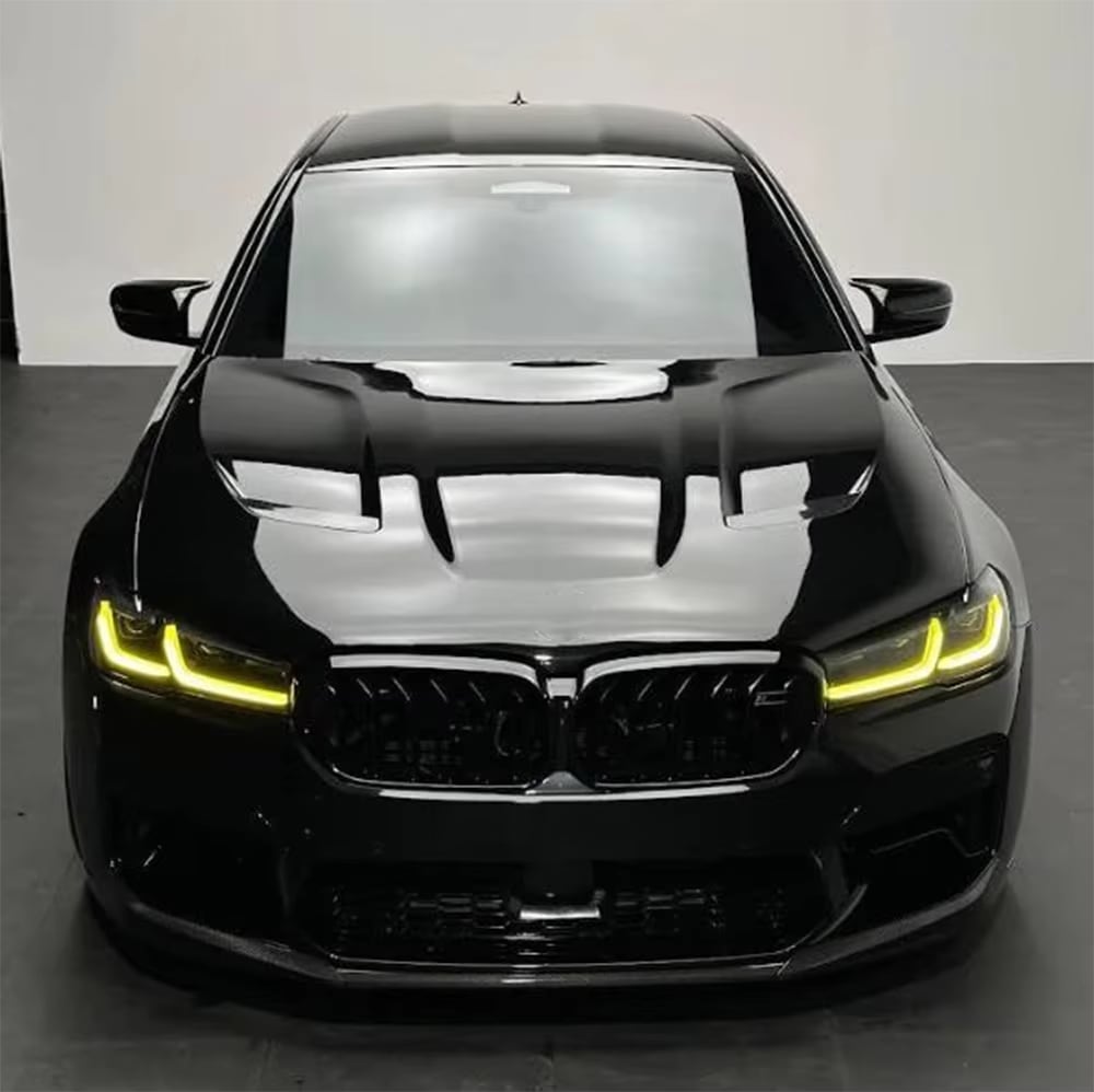 CSL Yellow LED Headlight DRL - BMW F90 G30 M5 / 5 series LCI 2021-2023