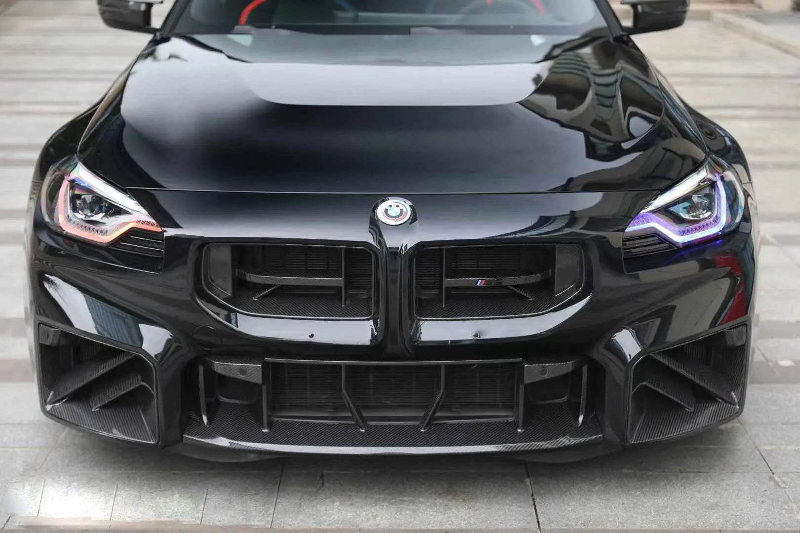 Dry Carbon Fiber CS Style Front Grille - BMW G87 M2