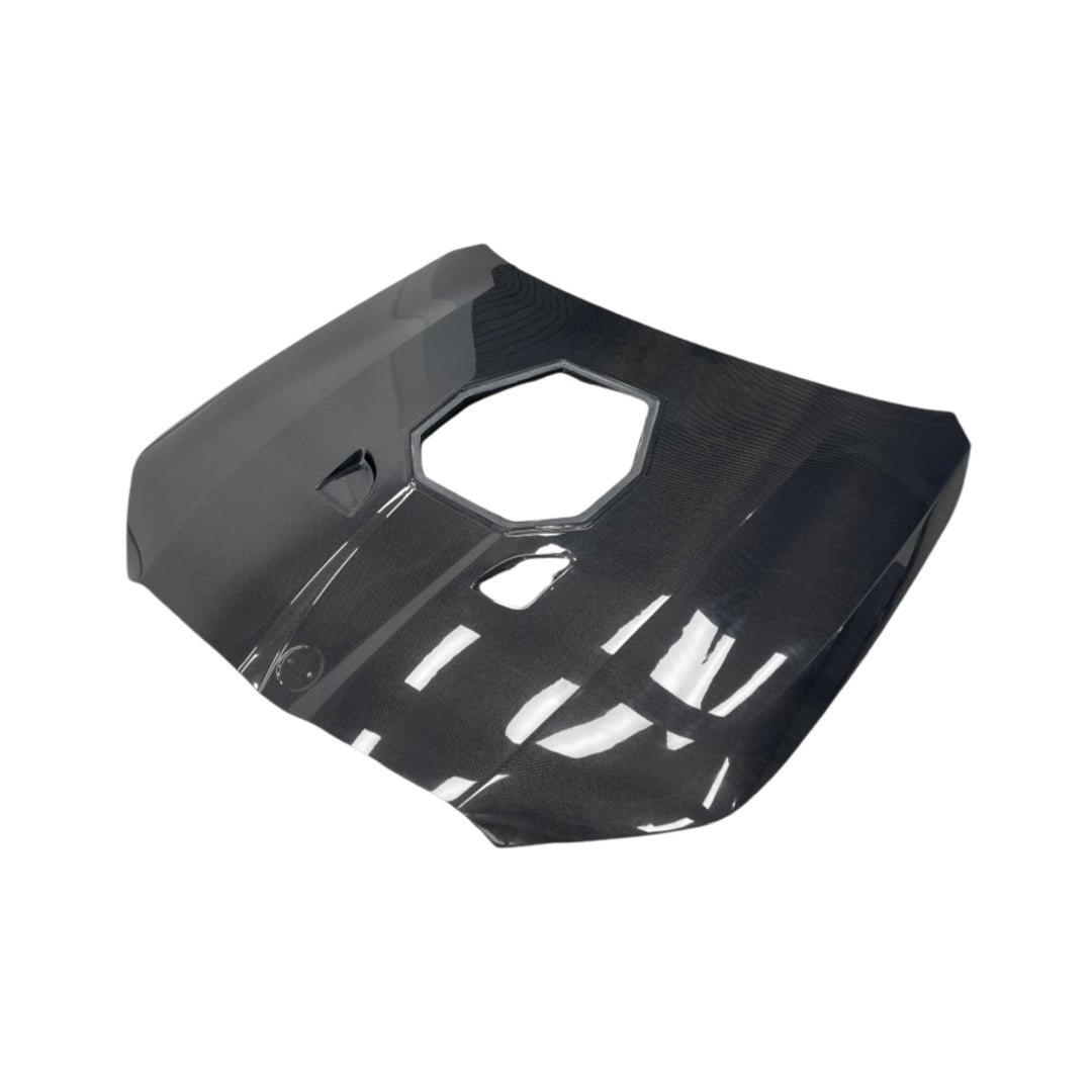 Carbon Fiber Engine Cover bonnet w/ Transparent window -  BMW M5 G90
