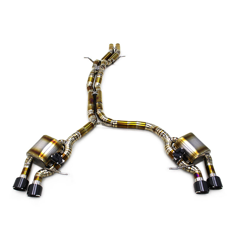 Full Titanium Exhaust Valved System - Porsche Macan 3.0T 2014-2023