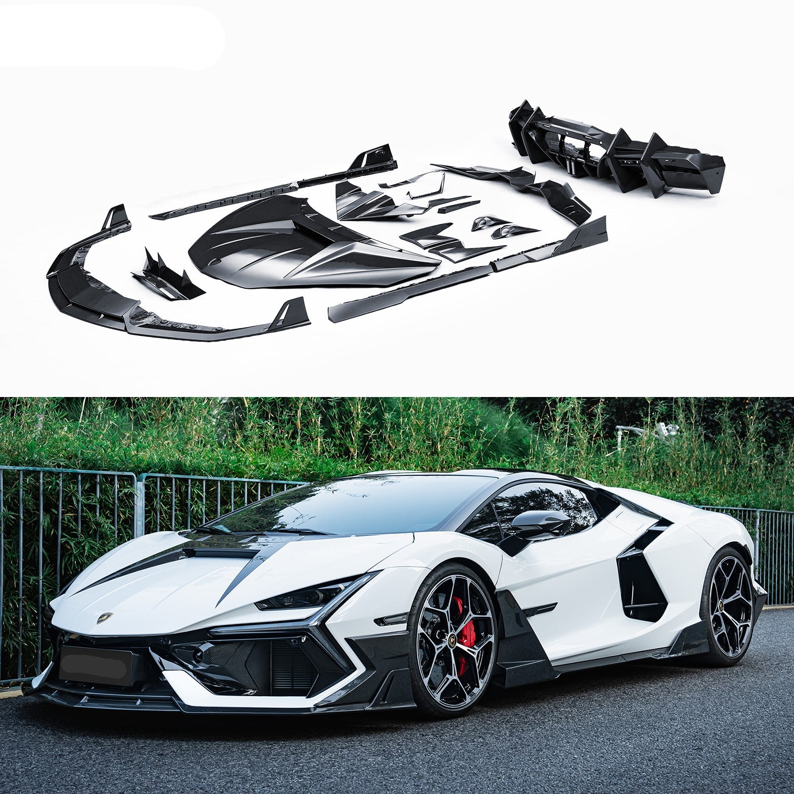 Prepreg Dry Carbon Fiber MSY Style Full Body Kit - Lamborghini Revuelto