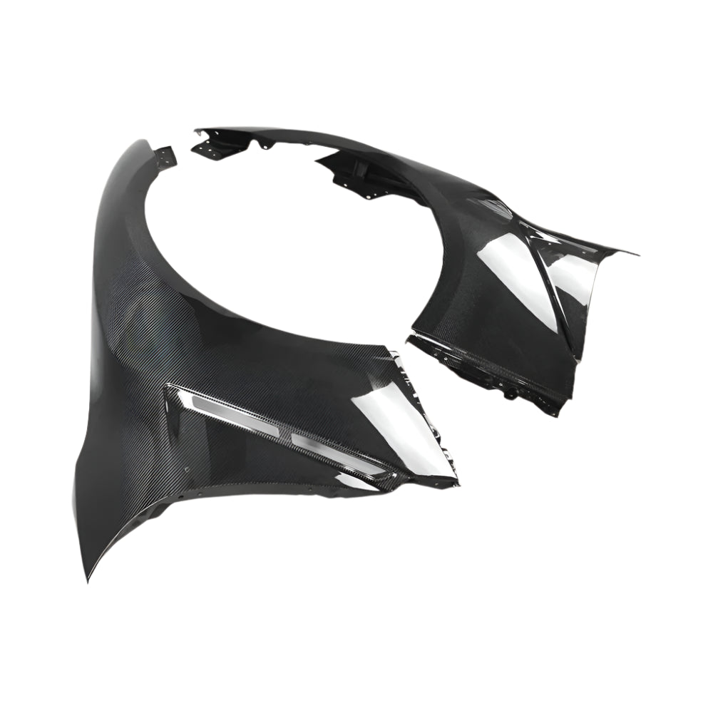 OEM Style Carbon Fiber Front Fender Replacment Set - Nissan GTR R35