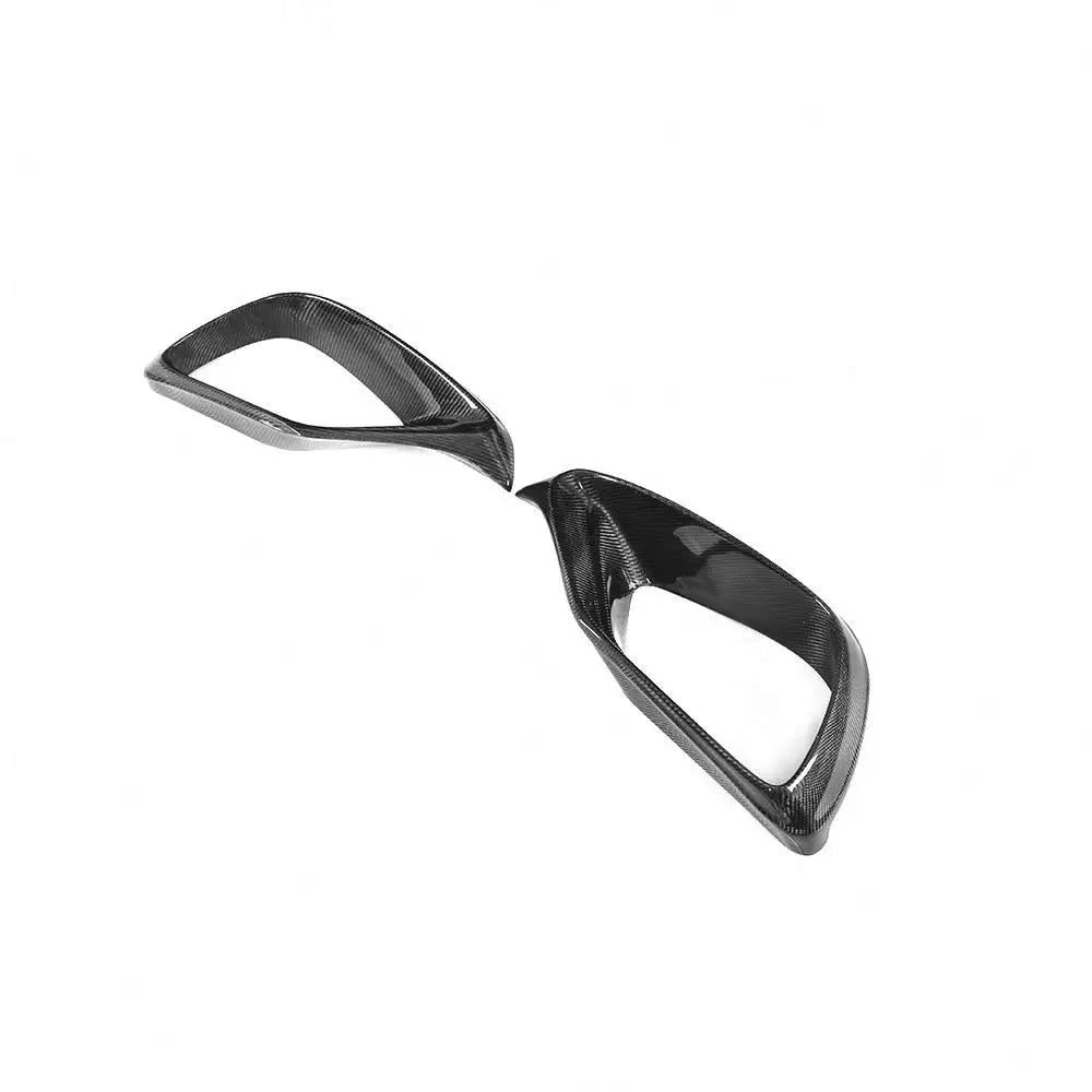 Carbon Fiber Front Bumper Fog Lamps Air Vents - Mercedes Benz E63 W213 AMG 4-Door 2018 2019