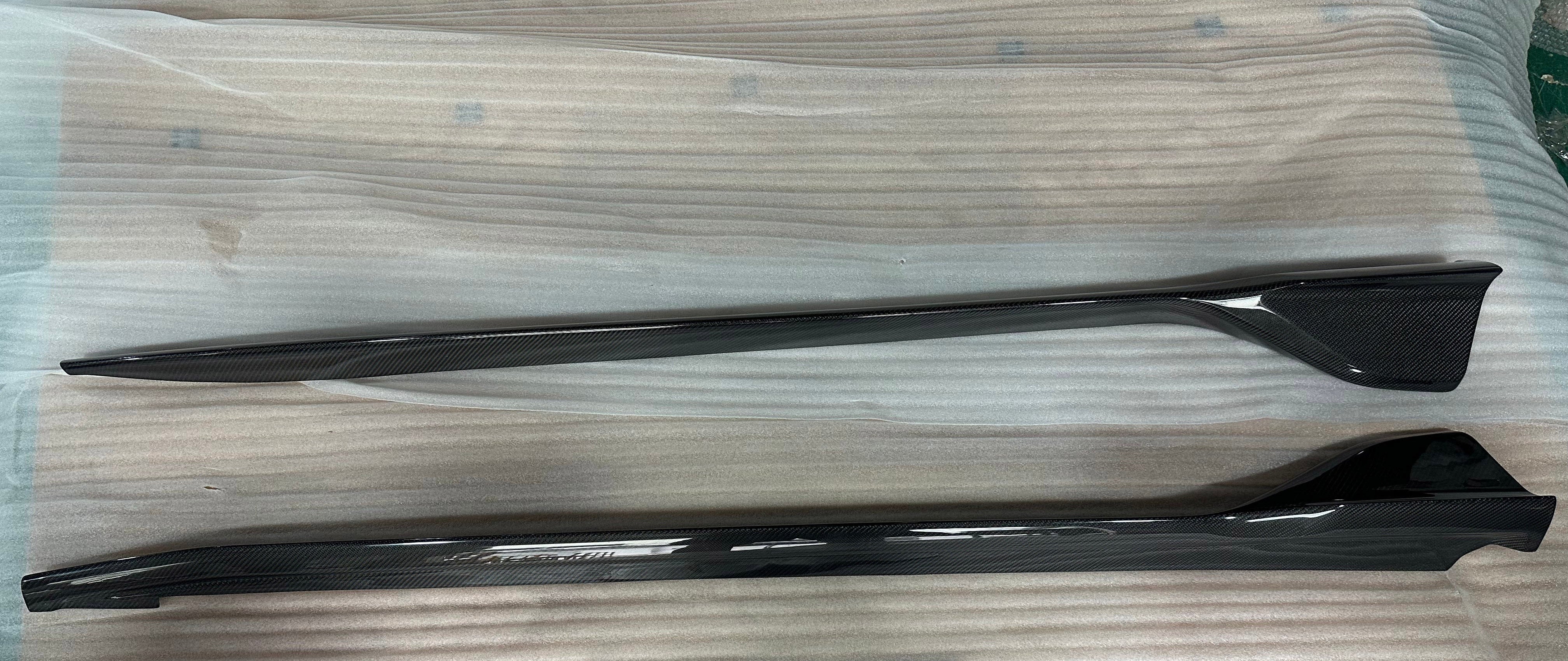 Carbon Fiber AD V1 Side Skirts - Toyota Supra A90 A91 Mk5