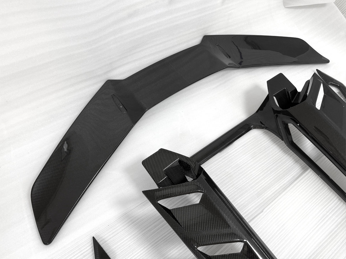 Carbon Fiber DK Style Rear Engine Cover Wing - Lamborghini Revuelto