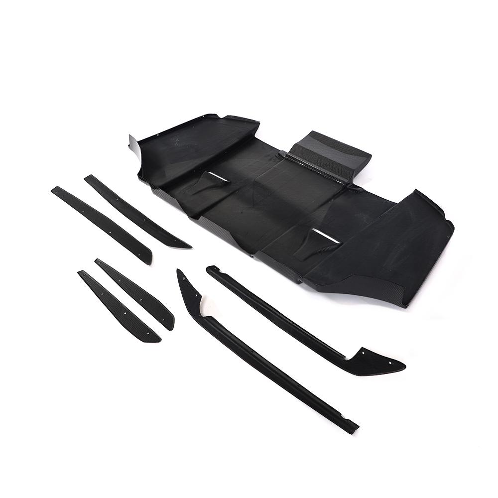 Carbon Fiber Varis Style Rear Undertray Diffuser - BMW 3 Series E92 E93 M3 2009-2013
