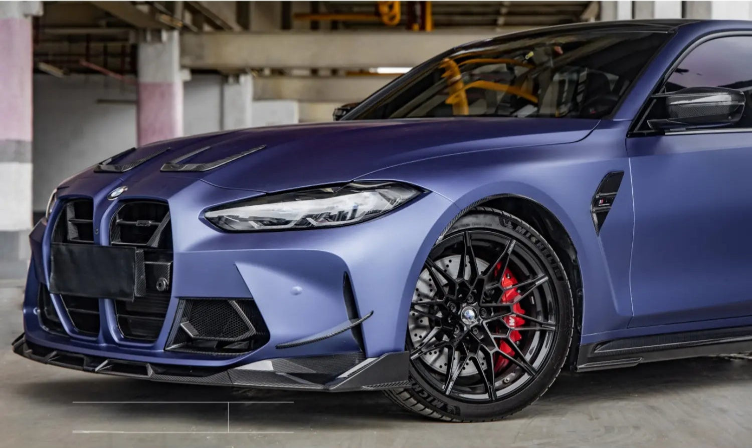 SQ Carbon Fiber Front Bumper Grille - BMW G80 M3 & G82 / G83 M4