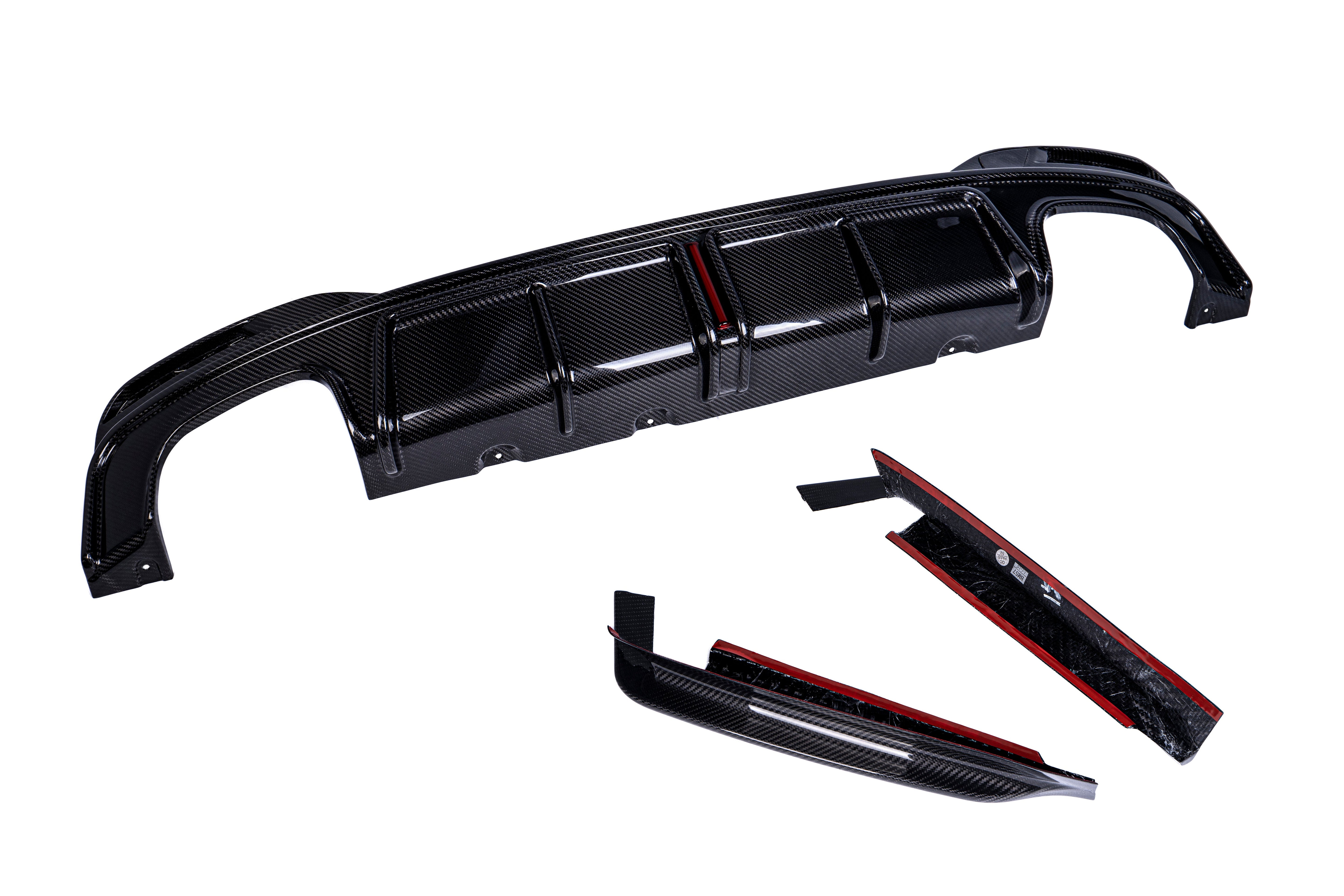 Carbon Fiber Karbel Rear Lip Diffuser - BMW 5 Series /G30-M Sport 19~23