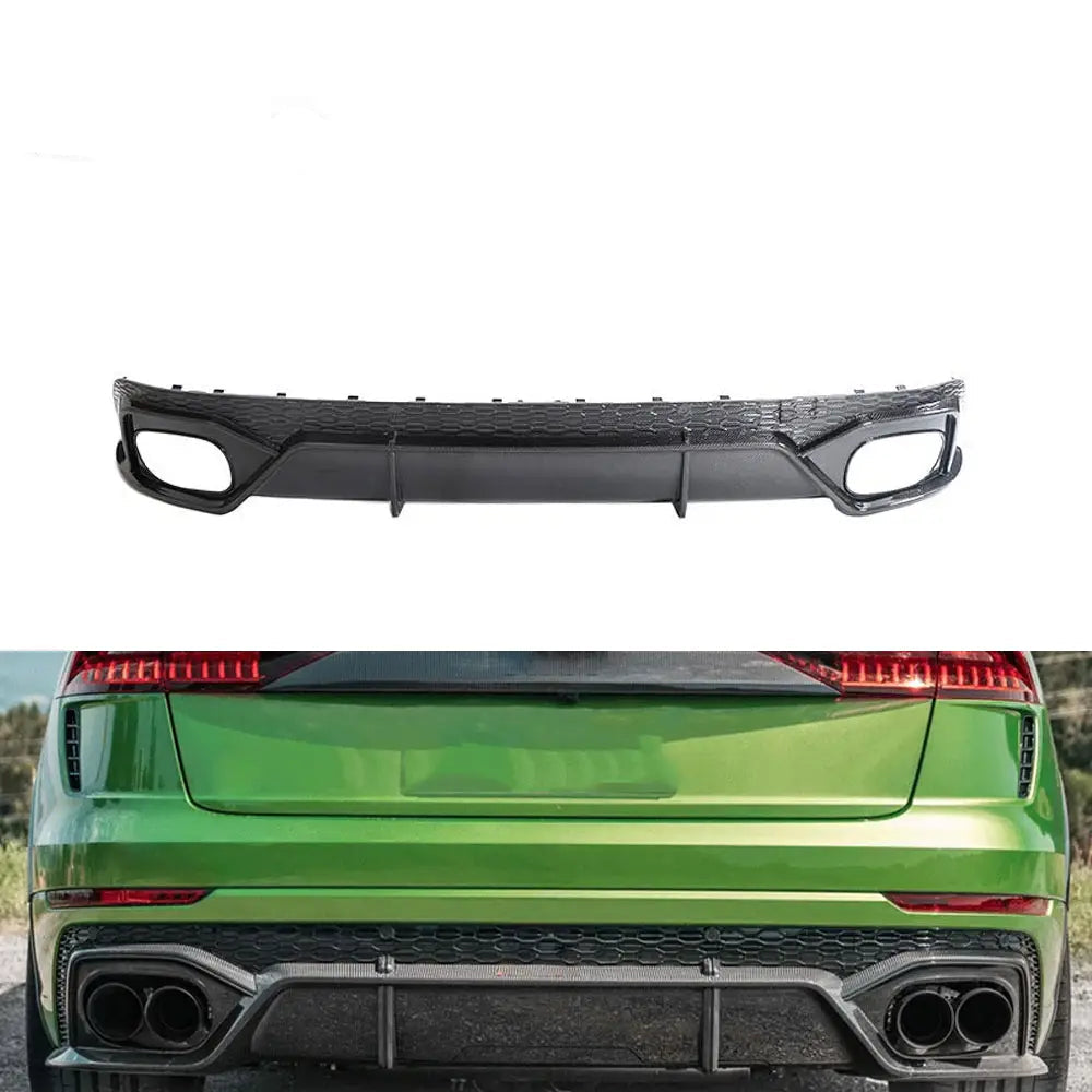 Carbon Fiber Rear Diffuser - Audi RSQ8 Q8 Sport 2019-2023
