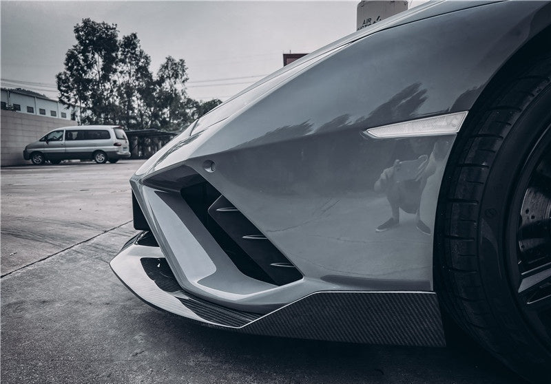 Lamborghini Huracan Evo Full Dry Carbon Fiber Front Lip