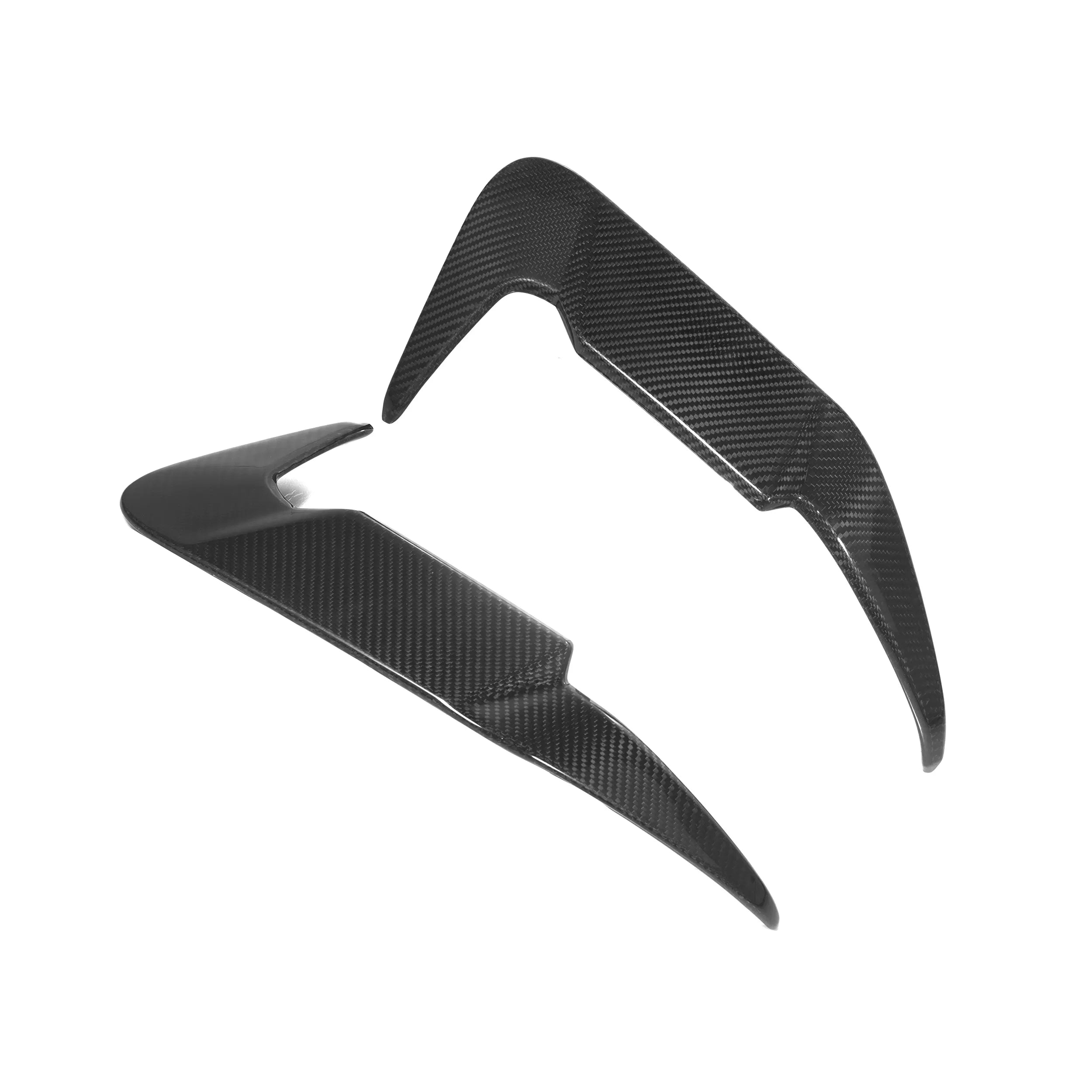 Prepreg Carbon Fiber Rear Bumper Canard Trim - BMW X5M F95 F95 LCI 2020+