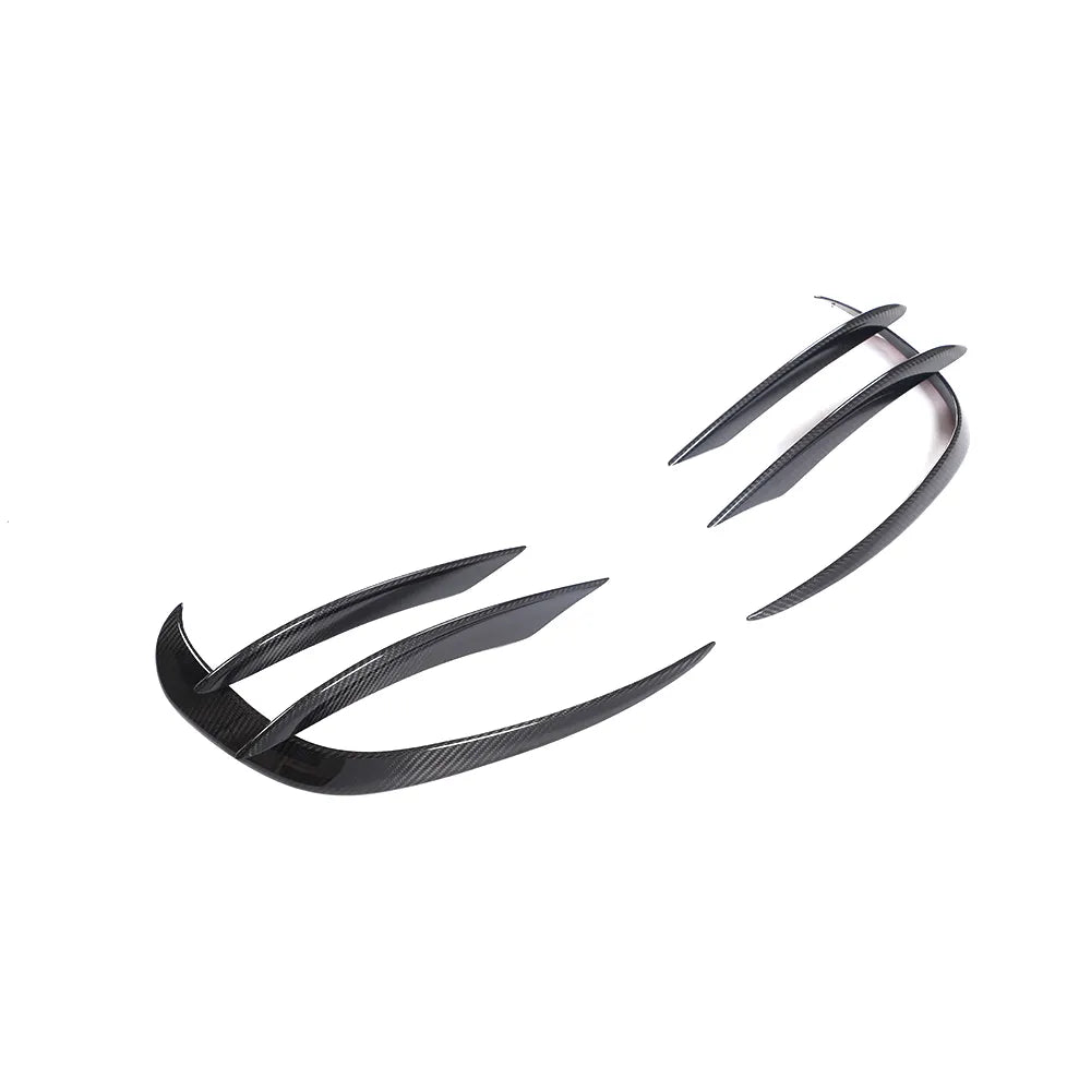 Carbon Fiber Front Bumper Fog Lamp vents- Mercedes Benz A205 C205 C43 AMG Sport 19-20