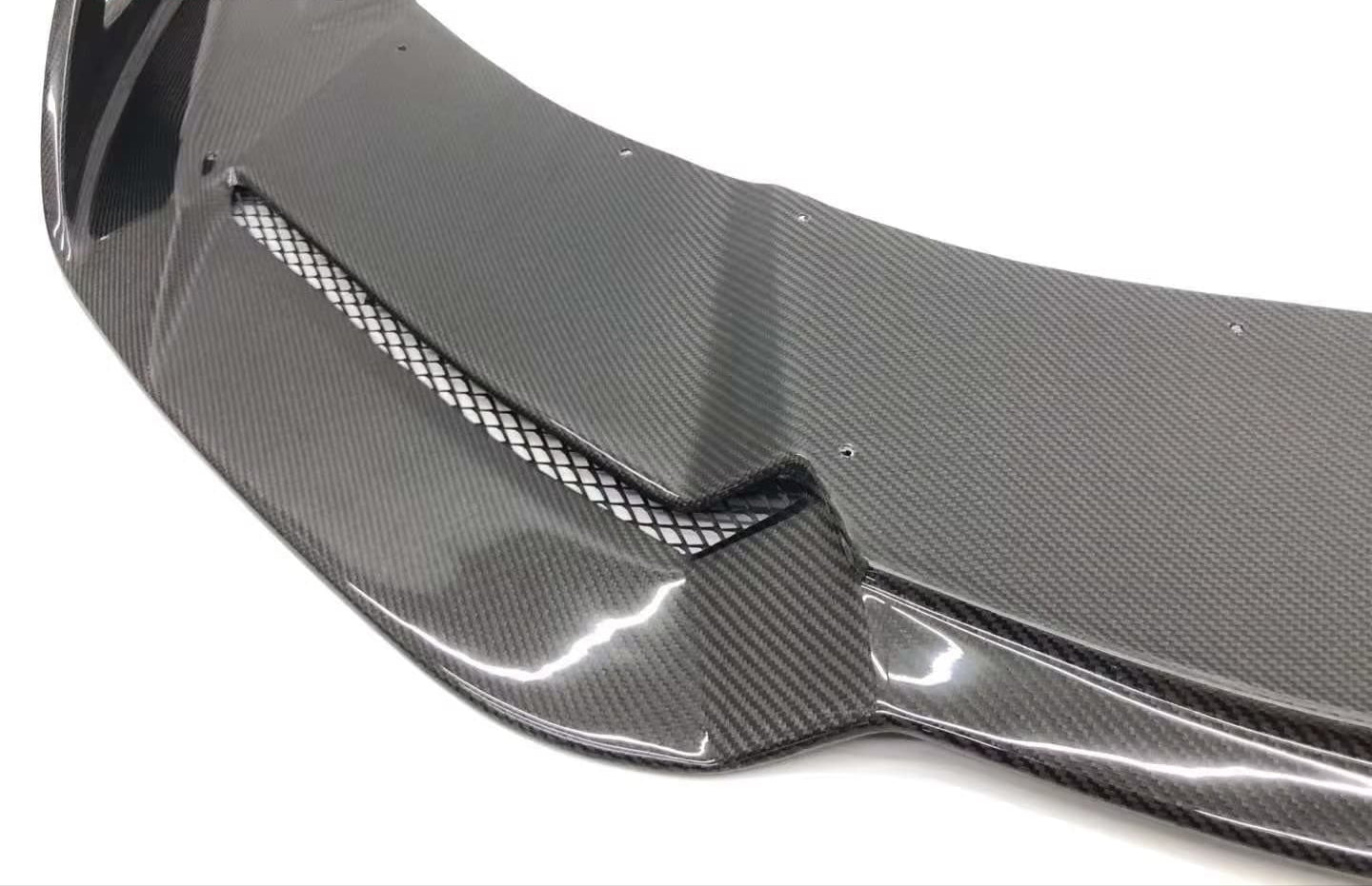Carbon Fiber R Style Front Lip - Lamborghini Huracan LP610 LP600 LP580