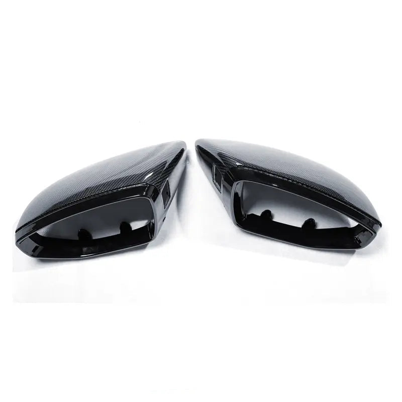 Prepreg Dry Carbon Fiber Mirror Cap Replacement Set - Audi RS6 RS7 C8