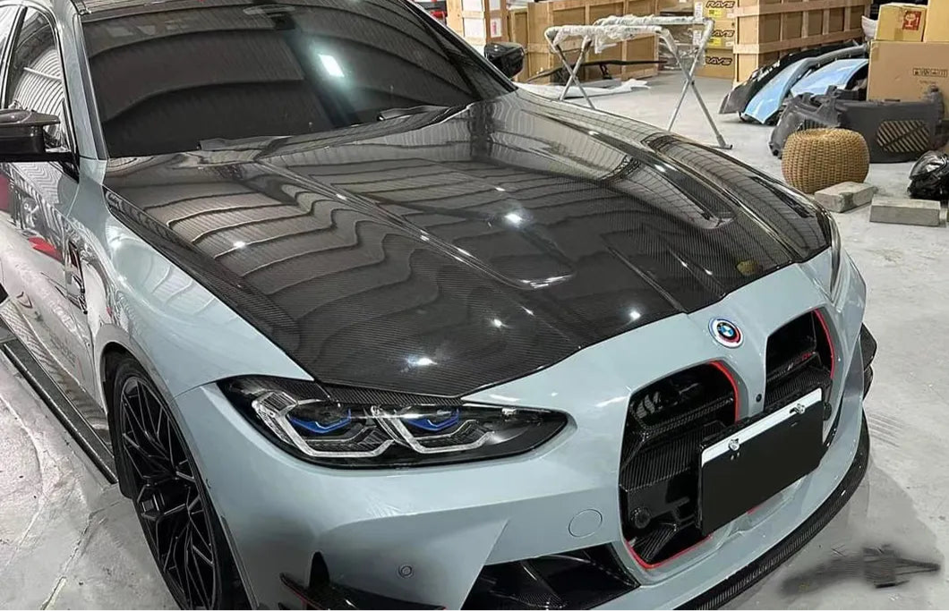 Prepreg Carbon Fiber OEM Style Front Engine hood - BMW M3 G80 M4 G82 G83