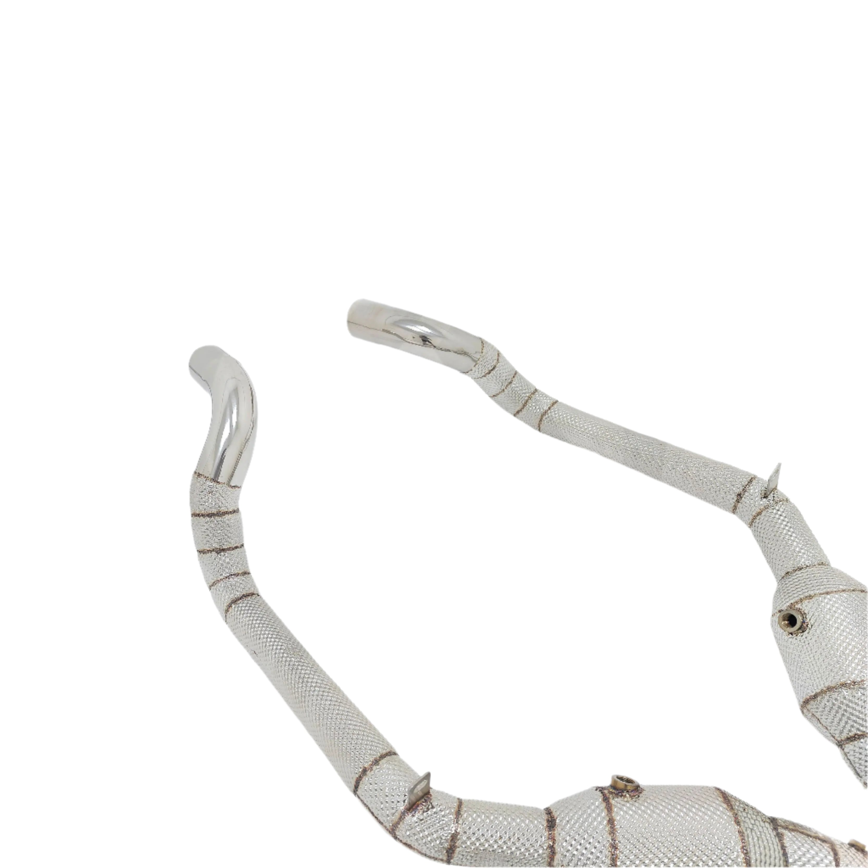 High Flow Sport Cat Downpipe w/ Heat Shield - Porsche Panamera Turbo/Turbo S 970 V8 4.8T