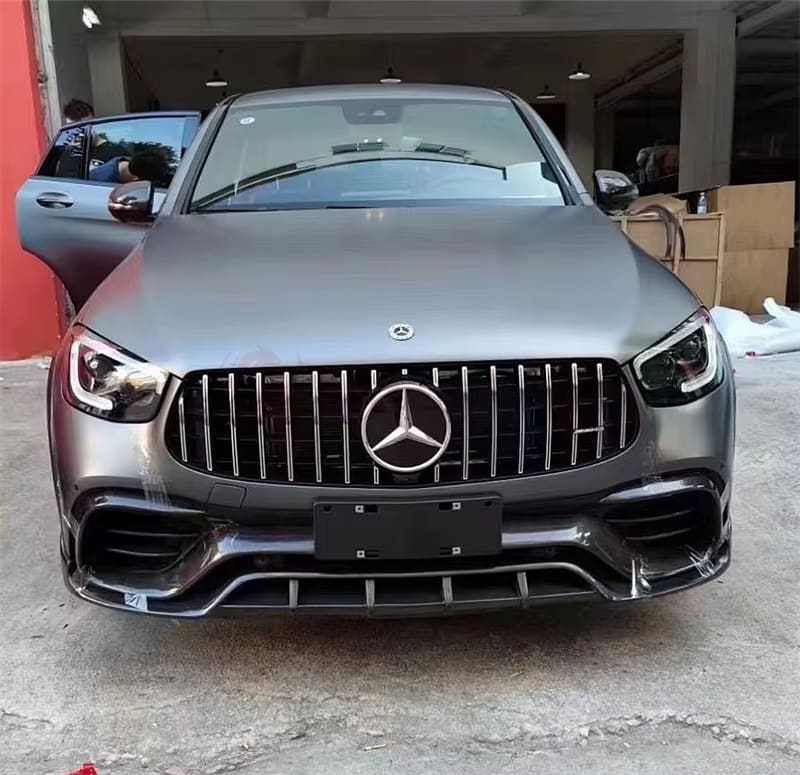 Carbon Fiber Front Lip & Rear Diffuser - MERCEDES BENZ GLC63s GLC43AMG GLC SUV X253