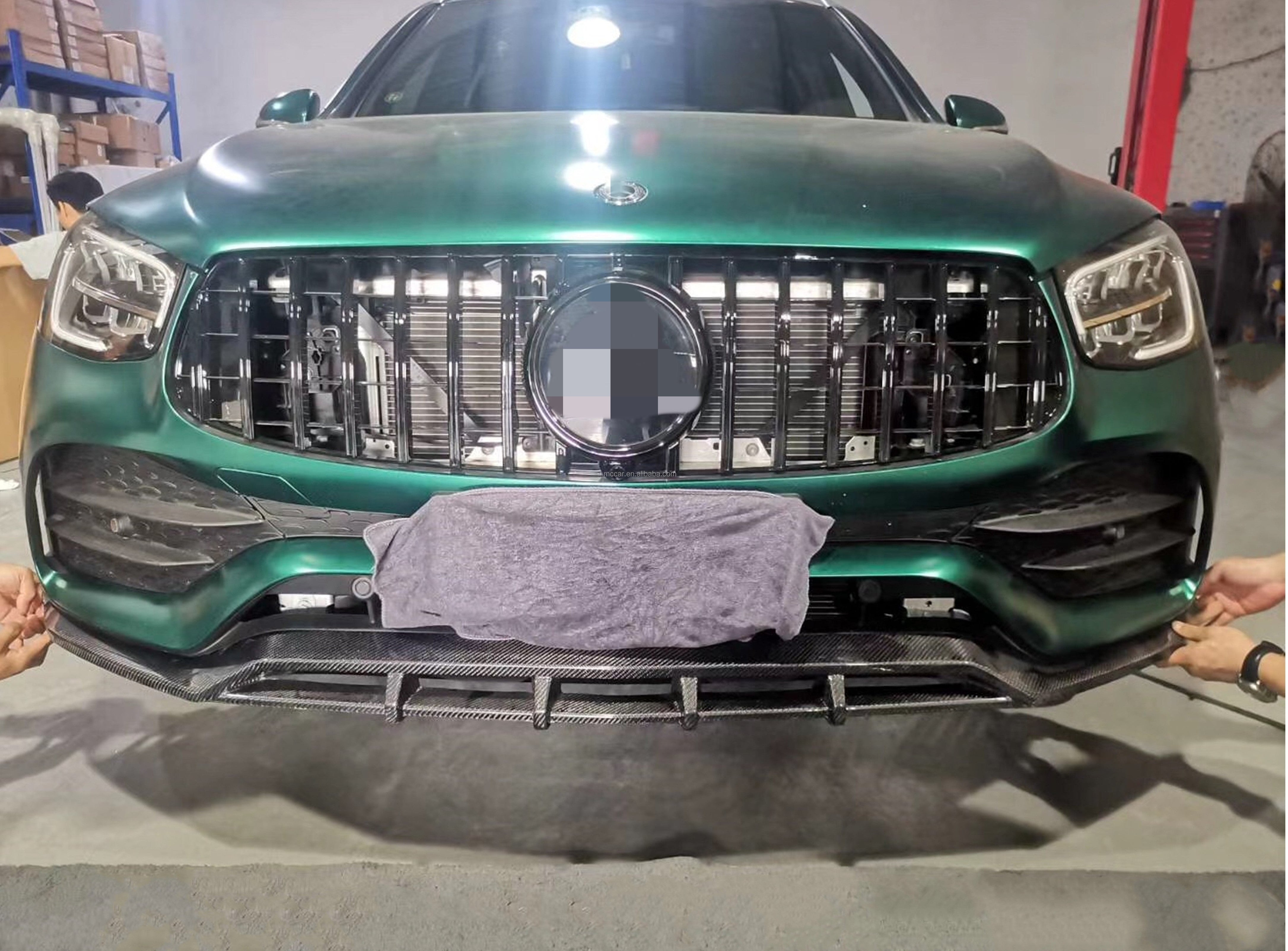 Carbon Fiber Front Lip & Rear Diffuser - MERCEDES BENZ GLC63s GLC43AMG GLC SUV X253