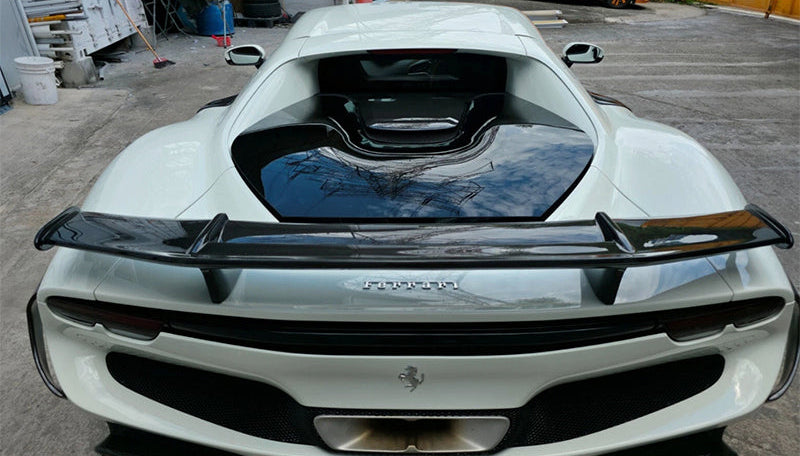 Dry Carbon Fiber Vented Rear Wing - Ferrari 296 Speciale GTB/GTS