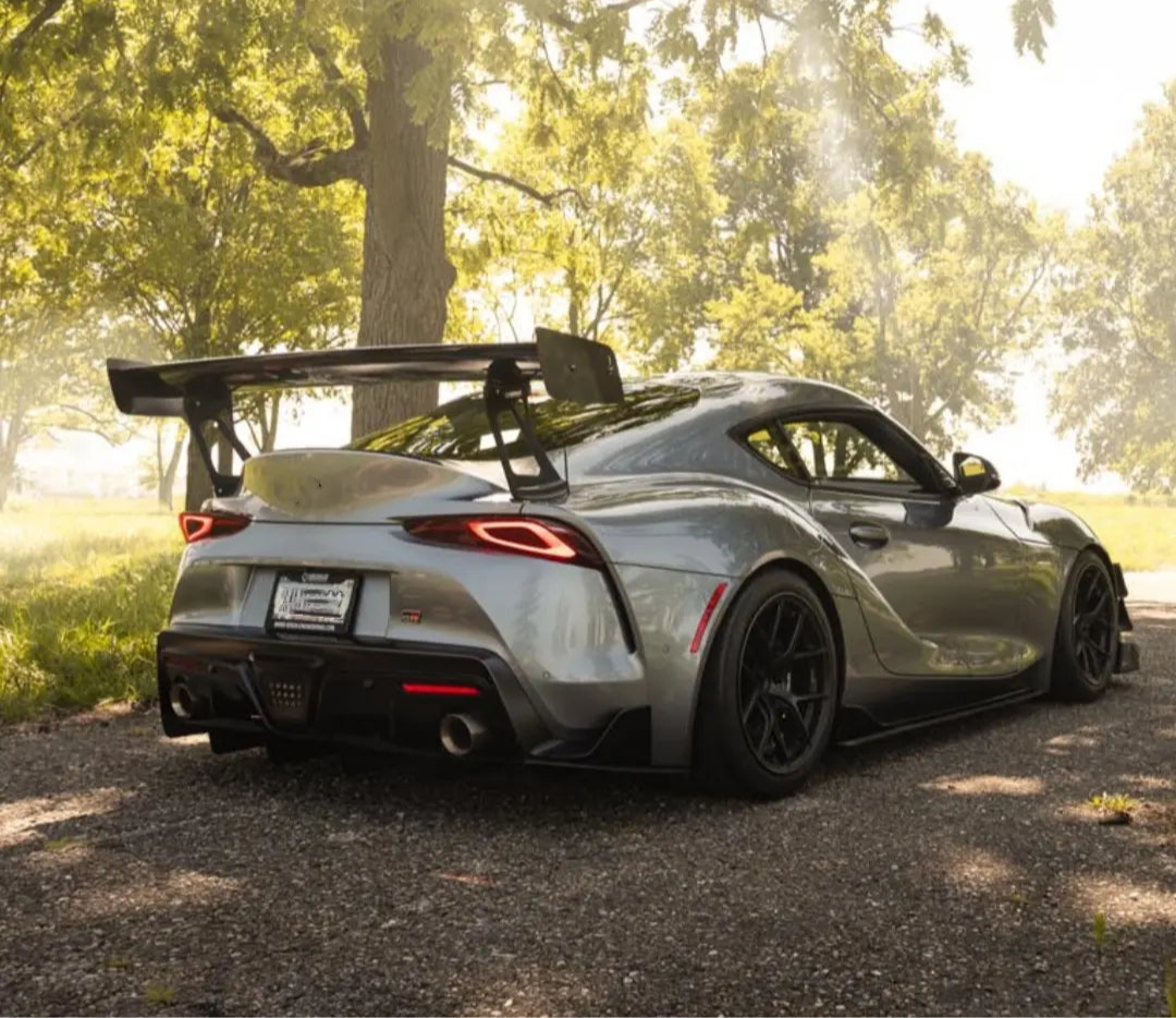 High Rise GT V Style Carbon Fiber Wing - Toyota GR Supra A90 A91 MK5
