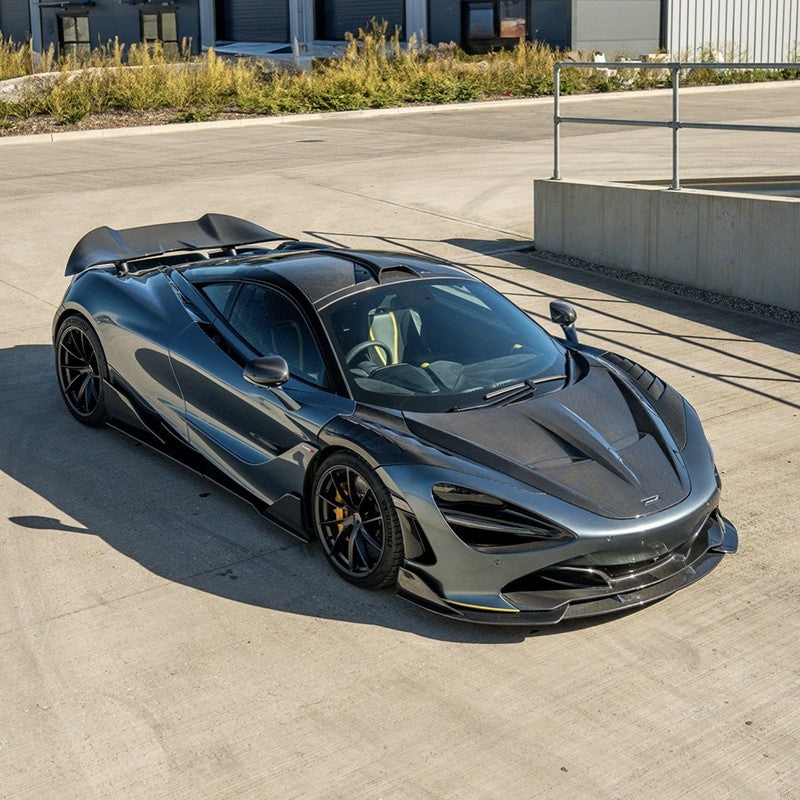 Dry Carbon Fiber Roof Air Scoop Vent Cover - McLaren 720s/750s/765LT Coupe