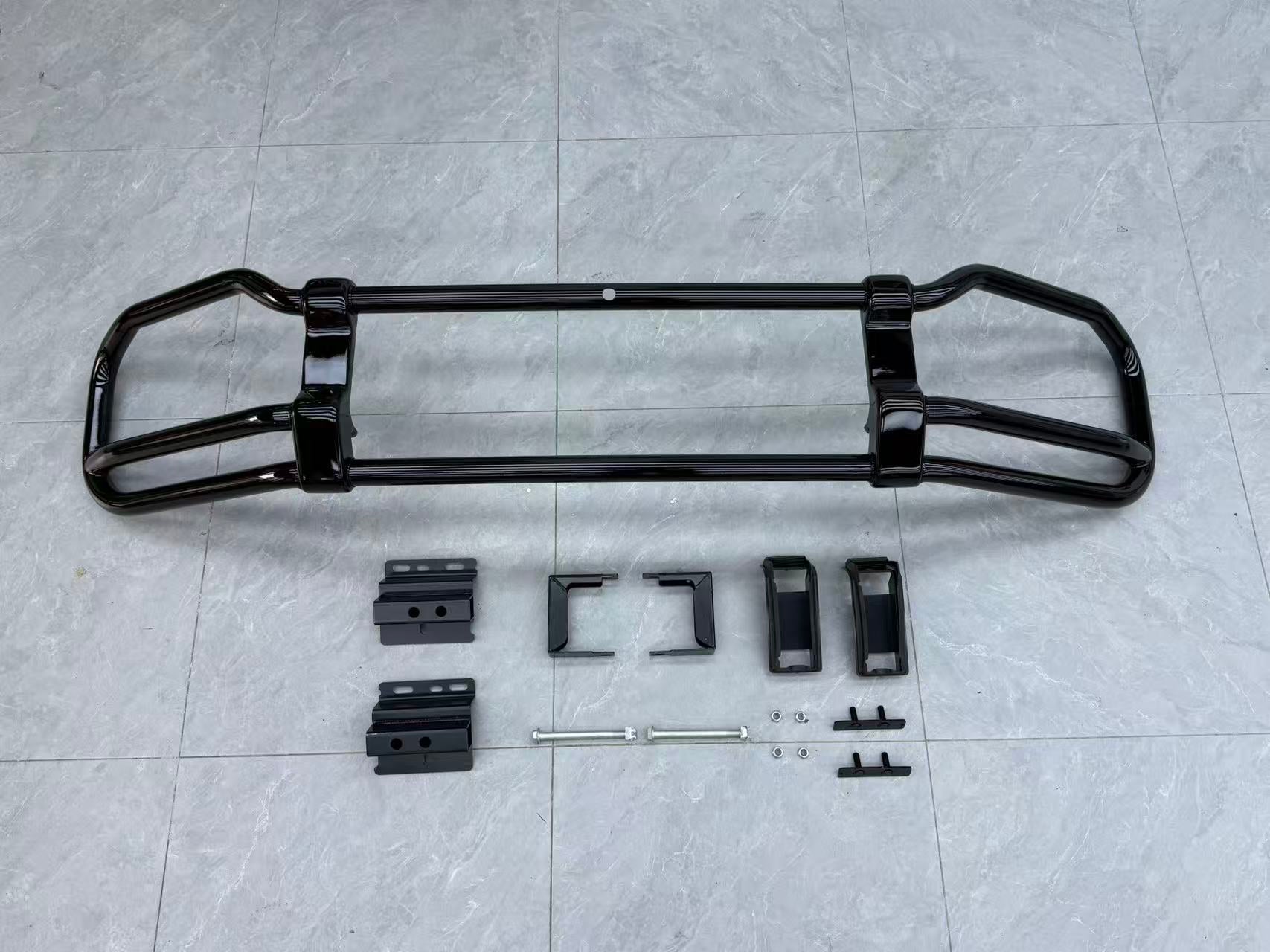 Gloss Black Front End Guard Bash Bar - Mercedes G wagon W465 W464 W463 G63
