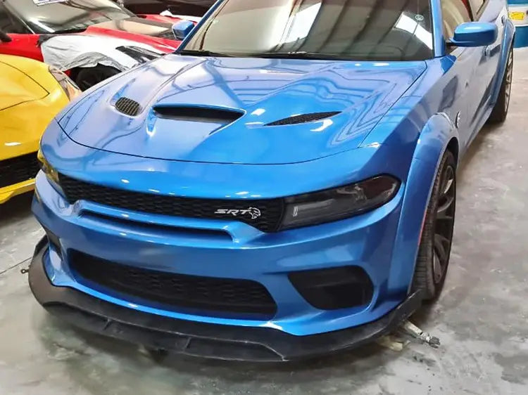 Carbon Fiber Front Bumper Lip - 15-24 Dodge Charger SRT R/T