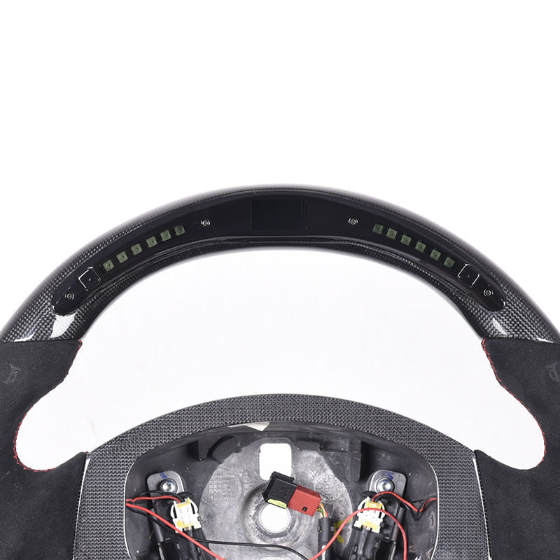 Carbon Fiber Alcantara with LED Racing Steering wheel for Ferrari F430