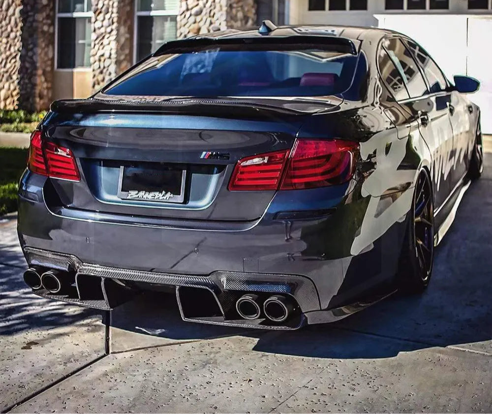 Carbon Fiber PSM Style Rear Diffuser - BMW 5 Series M5 F10 F18 2010-2016