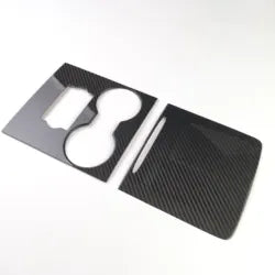 Carbon Fiber Interior Center Console Cover for Tesla Model 3 & Y